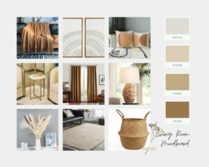 Warm and Calming Living Room Design...