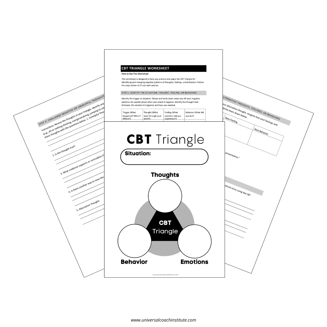 CBT Triangle Worksheets
