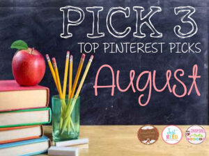 August Pick 3 Pinterest Party
