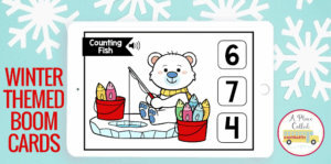 Winter Themed Kindergarten Digital Boom Cards