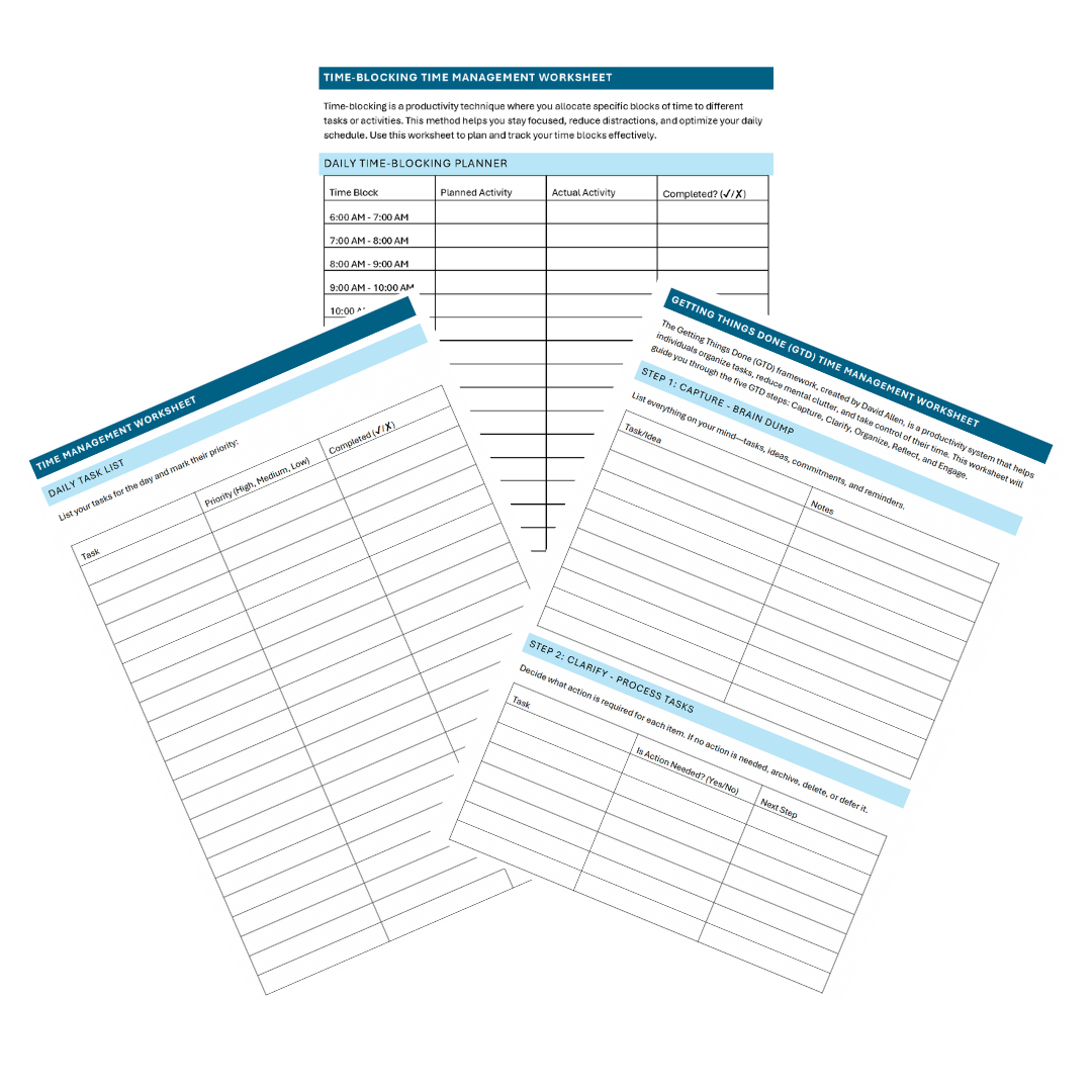 Time Management Worksheet